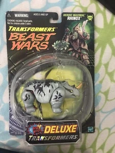 Transformers BEAST WARS FOX KIDS RHINOX MOC 1999 New . - Picture 1 of 2