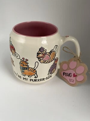 Кружка Global Designs Connection You're My Purrr-son Cat на День святого Валентина, 16 унций - Изображение 1 из 4
