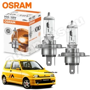 Par de Lámparas Osram H4 Clásico Recambio Compatible para Fiat 500 / Quinientos - Imagen 1 de 5