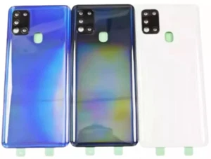 Per Samsung Galaxy A21S A217F cover batteria posteriore posteriore con e senza obiettivo fotocamera - Foto 1 di 1