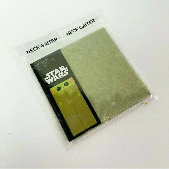 Disney Star Wars Baby Yoda Neck Gaiter Scarf Face Guard Mask Head Covering New - Image 1 of 1