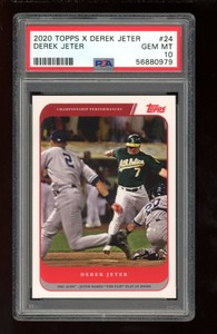 2020 Topps X Derek Jeter #24 Derek Jeter (PSA 10)