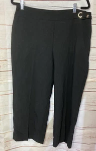 Pantalones Negros Chico's The Ultimate Fit Stetch Crop Simming Chicos 2/EE. UU. 12 - Imagen 1 de 5