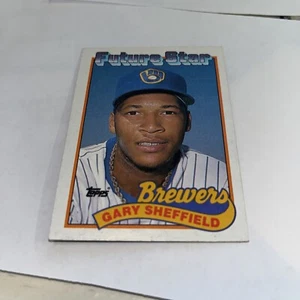 Gary Sheffield 1989 Rookie Topps Card - Picture 1 of 1