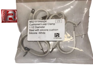 MS21919WH24 10 Pack Cushioned Loop Clamp 1 1/2" - Bild 1 von 3