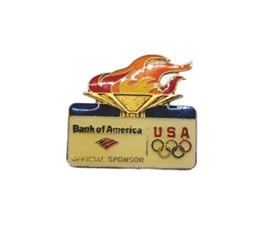 Pin de solapa patrocinador antorcha Beijing, China Juegos Olímpicos de Verano 2008 Bank of America - Imagen 1 de 7
