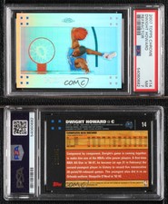 2007-08 Topps Chrome Refractor /999 Dwight Howard #14 PSA 7