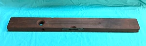 Spirit Level 30 Inch Stanley Brass and Wood Carpentry Tool Vintage Made from 2x4 - Picture 1 of 10