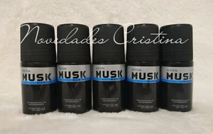 Lot of 5 Avon Musk + Marine roll-on deodorant antiperspirant for men 50ml - Picture 1 of 1
