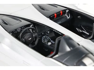 2020 Aston Martin V12 Speedster Silver Metallic 1/18 Model Car by GT Spirit - Picture 1 of 4