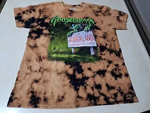 Goosebumps T-shirt Mens Large Welcome to Horror Land Crew Neck Tie Dye - Picture 1 of 4