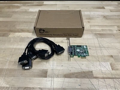SIIG  JJ-E40011-S3 DP CyberSerial 4S PCIe PCI Express Dual Profile 16950 Card - Image 1 of 4