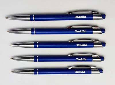 5x Kugelschreiber inkl. Makita-Logo Werbung Makita ® Fan Artikel Zubehör Lanyard