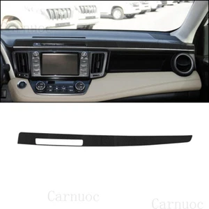 1 pieza de fibra de carbono para tablero de pasajeros para Toyota RAV4 2013-15 - Imagen 1 de 10