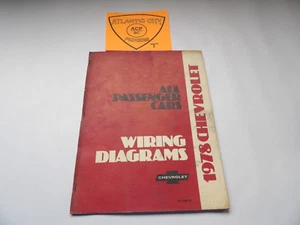 1978 CHEVROLET ALL PASSENGER CARS WIRING DIAGRAMS - Picture 1 of 6