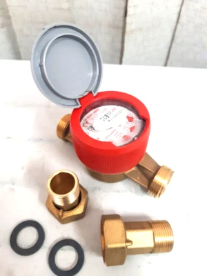 CONTATORE ACQUA CALDA 90° GIOANOLA 3/4" USC/20 S31SS95DB201 USC3/4