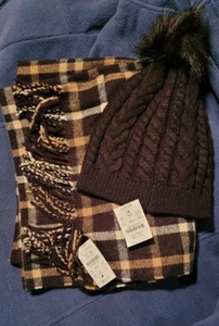 Damen J Crew Winter Schal und Mütze Set Neu mit Etikett - Bild 1 von 1