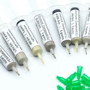 Diamond Polishing Lapidary Paste 7x5 Gram, Sizes from 200,000 to 400 Grit (L) - Picture 1 of 12
