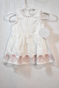 Vestido Colección Edgehill Conchas Talla 3 Meses Niña - Imagen 1 de 14