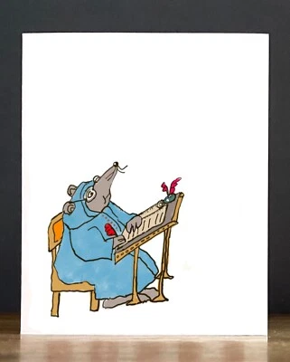 Blank card: Mouse Scribe - Image 1 of 2