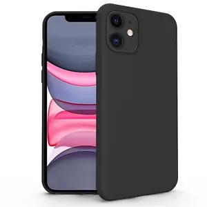 Cover Silicone Morbido Custodia Slim Tpu Soft Apple iPhone 11 Nero - Foto 1 di 8