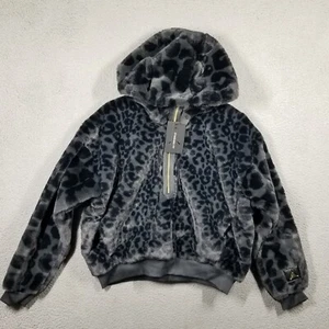 Nike Air Jordan Leopard Hoodie Women's Small Animal Print Soft Jacket CW6480-070 - Picture 1 of 10