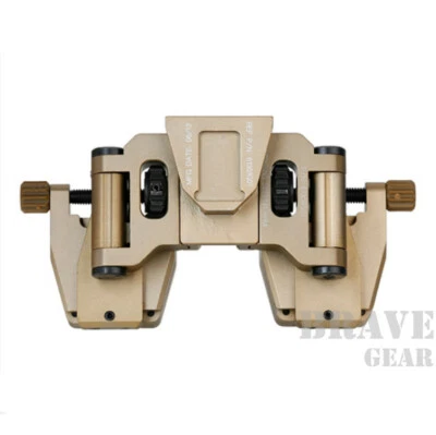 Capacete ponte binocular duplo modular metal CNC visão noturna NVG montagem cauda de pombo  - Imagem 1 de 4