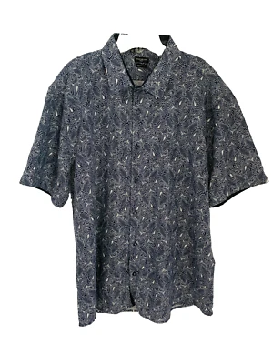 Camisa Rosso Milano SS TALLA 2XL 18,5 estampado azul marino/blanco Foto 1 de 4