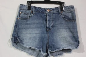 Celebrity Pink Women's Jean Shorts Sz 7/28 Button Up - Picture 1 of 4