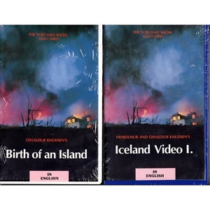 Birth of An Island & Iceland Video I. VHS Iceland Import (Probably PAL European) - Picture 1 of 2