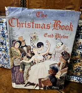 NEAT HTF OLD ANTIQUE CHRISTMAS BOOK ENID BLYTON W/ DUST JACKET c1953 McMILLAN CO - Foto 1 di 24