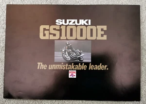 SUZUKI GS1000E GENUINE MOTORCYCLE SALES BROCHURE - Picture 1 of 5
