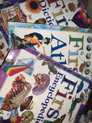 First Atlas Encyclopedia Dictionary Hardcover Illustrated (Set of 3) - Image 1 of 3