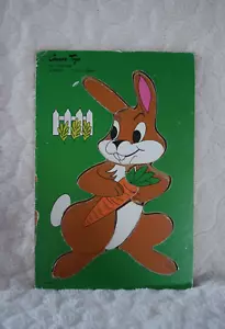 Connor Toys Yum-Yum Rabbit 6 Piece Wooden Puzzle - Picture 1 of 3
