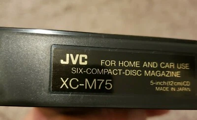 JVC 6-CD Magazine Compact Disc Changers Cartridge XC-M75 Home or Car Use - Image 1 of 4