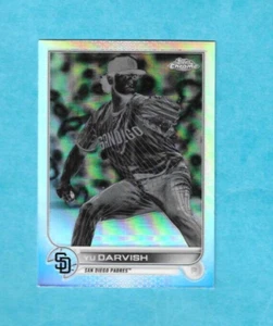 2022 REFRACTOR NEGATIVO CROMO TOPPS YU DARVISH #191 SP SAN DIEGO PADRES CENTRO! - Imagen 1 de 2