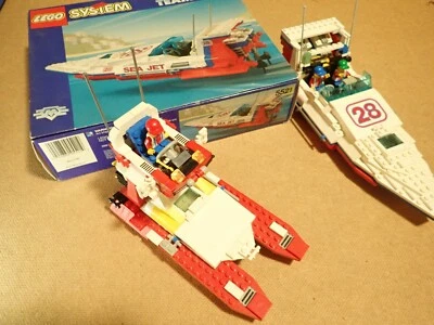 Two LEGO 5521 - Model Team 2 in 1 - Sea Jet - 1993  speed power boats with box  - Image 1 of 4