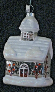 Snow Berry House Ornament Asst Styles - Midwest Ornament - Picture 1 of 2