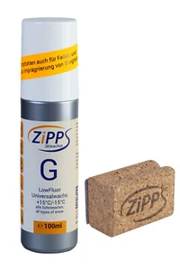 Set Zipps Básico 100ml G Bajo Fluor Cera Y Corcho Con Fieltro - Bild 1 von 1