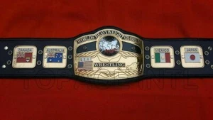 NWA Wrestling Championship belt adult size 2mm metal - Picture 1 of 3