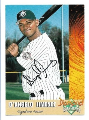 2000 Diamond Authentics Magnificent Seven D’Angelo Jimenez Auto #MS3 #0303/1250 - Image 1 of 2