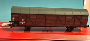 Rivarossi H0 HR6044 ged. Güterwagen Glt 13-60-99 DR Ep. III/TOP+OVP - Picture 1 of 9