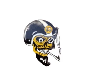 59 Club Biker Pin Badge, Ace Cafe, BSA, Norton Triumph, Piston Broke, Ton Up MCN - Foto 1 di 16