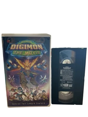 Digimon Digital Masters The Movie (VHS, 2001) Claimshell Case Tested  - Image 1 of 4
