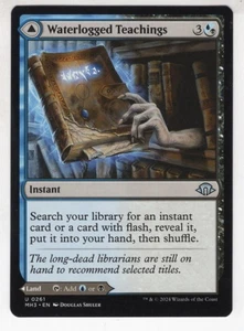 Magic The Gathering Modern Horizons 3 Tarjeta Poco Común #261 Enseñanzas Anegadas - Imagen 1 de 1