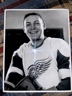 Tarjeta de hockey de la NHL 1963-64 TERRY SAWCHUK PARKHURST FOTO TIPO 1 DETROIT RED WINGS Foto 1 de 4