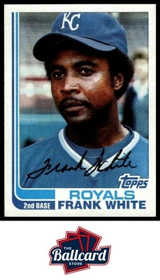 1982 Topps #645 Frank White - Image 1 of 2