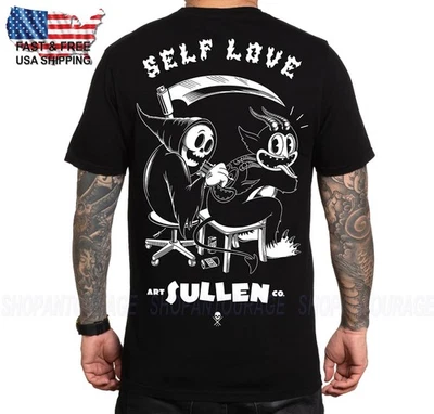 Camiseta de manga corta para hombre Sullen Art Collective Self Love ajuste premium SCM6914 Foto 1 de 4