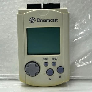 Genuine Sega Dreamcast Visual Memory Unit VMU Memory Card White HKT-7000 - Picture 1 of 3