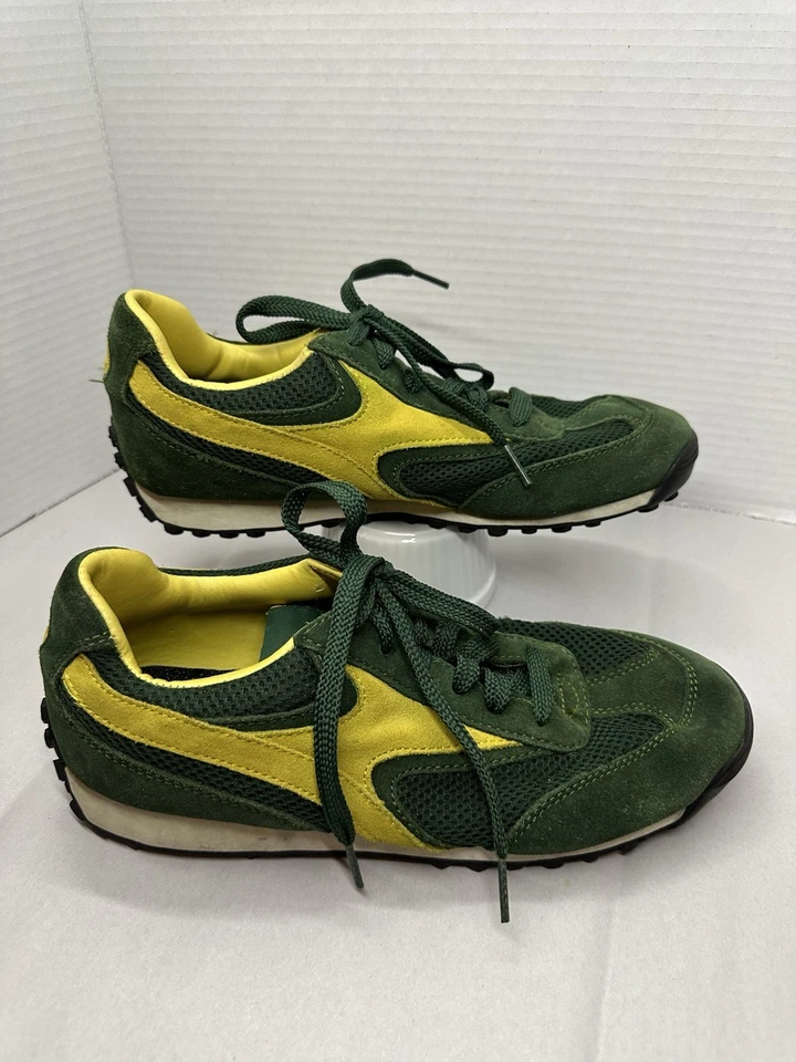 Zapatillas Tenis Farrah Ligeras Empacadoras Athletic Works Verde+Dorado 9 Foto 1 de 4